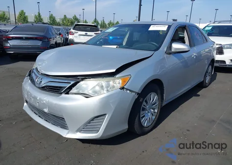 2012 Toyota Camry Le z USA, uszkodzony, nr VIN 4T4BF1FKXCR244890